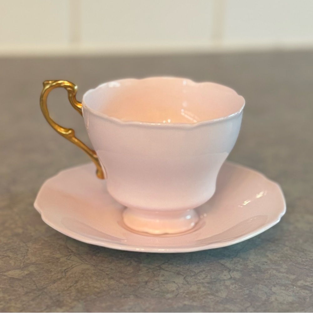 30's Double Warrant Paragon Bone China Teacup Set - Paragon Teacup Set